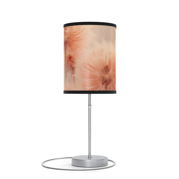 Misty Peach Dandelions - Lamp on a Stand, US|CA plug - Image 13