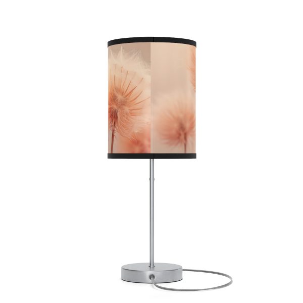 Misty Peach Dandelions - Lamp on a Stand, US|CA plug - Image 14