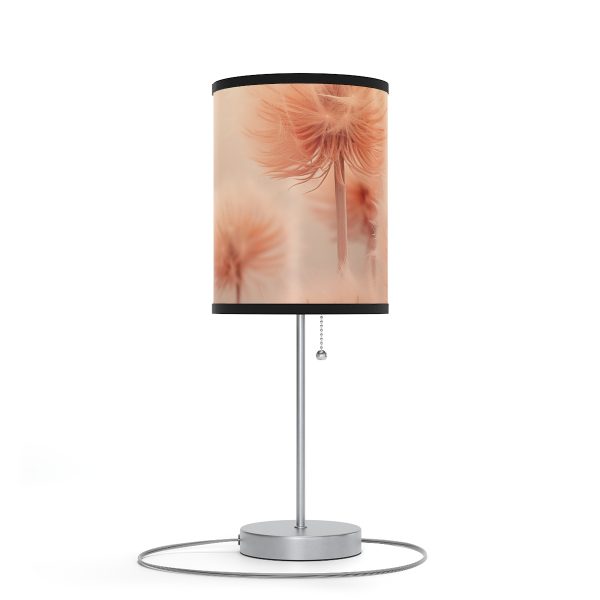 Misty Peach Dandelions - Lamp on a Stand, US|CA plug - Image 15