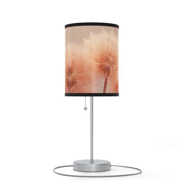 Misty Peach Dandelions - Lamp on a Stand, US|CA plug - Image 16