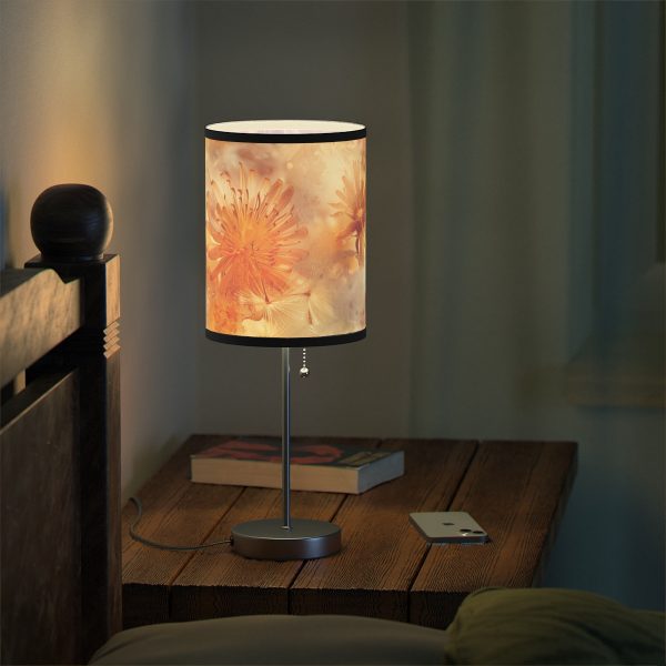 Dandelion Amber Inclusion Print - Lamp on a Stand, US|CA plug - Image 18