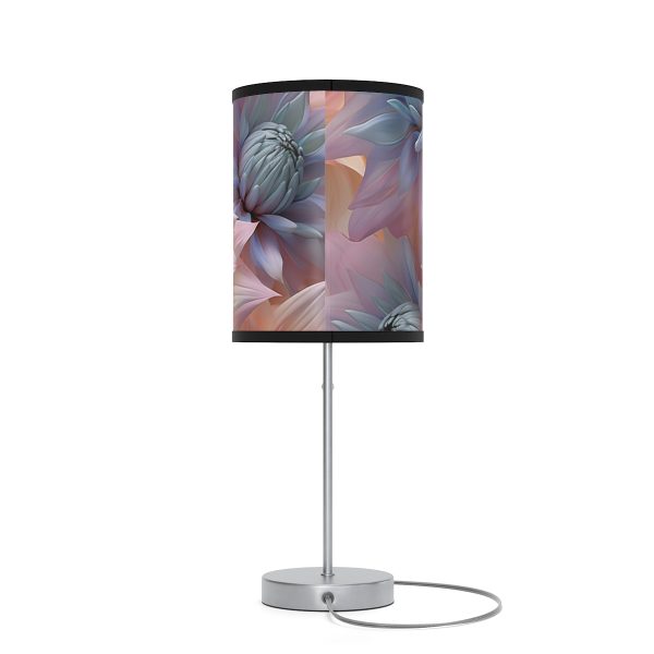 Pastel Fantasy Baroque Floral 01 - Lamp on a Stand, US|CA plug - Image 14