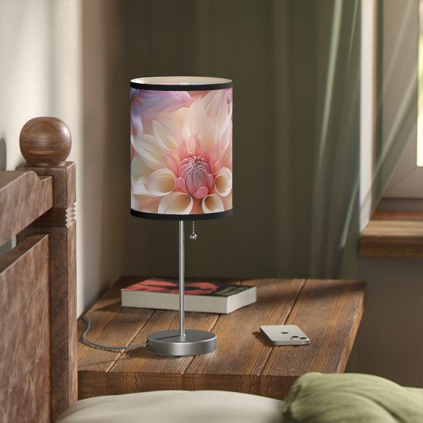 Pastel Fantasy Baroque Floral 01 - Lamp on a Stand, US|CA plug - Image 17