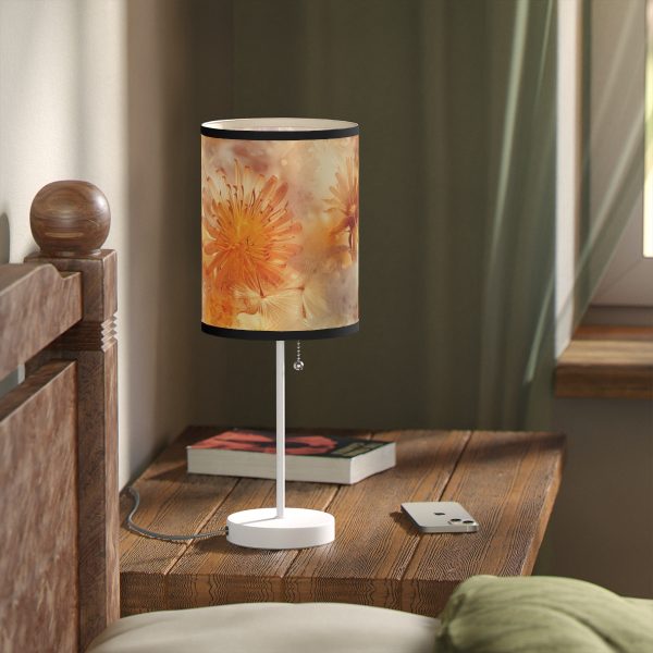 Dandelion Amber Inclusion Print - Lamp on a Stand, US|CA plug - Image 23