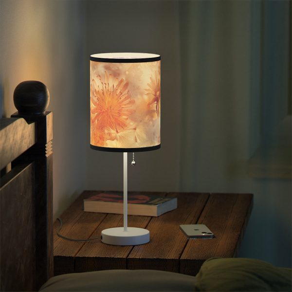 Dandelion Amber Inclusion Print - Lamp on a Stand, US|CA plug - Image 24