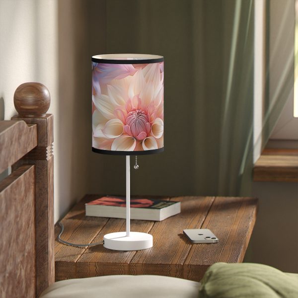 Pastel Fantasy Baroque Floral 01 - Lamp on a Stand, US|CA plug - Image 23