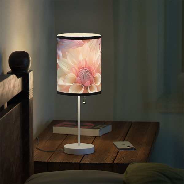 Pastel Fantasy Baroque Floral 01 - Lamp on a Stand, US|CA plug - Image 24