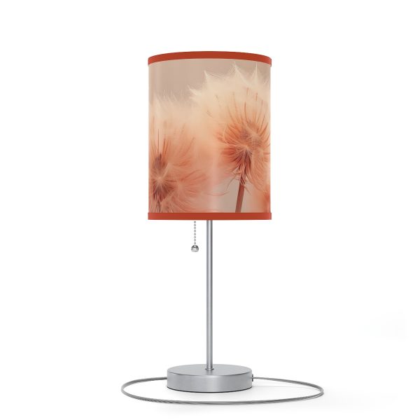 Misty Peach Dandelions - Lamp on a Stand, US|CA plug - Image 28