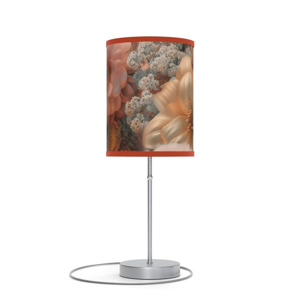 Lustrous Peach Baroque Floral 02 - Lamp on a Stand, US|CA plug - Image 25