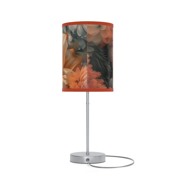 Lustrous Peach Baroque Floral 02 - Lamp on a Stand, US|CA plug - Image 26