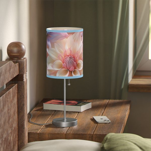 Pastel Fantasy Baroque Floral 01 - Lamp on a Stand, US|CA plug - Image 29