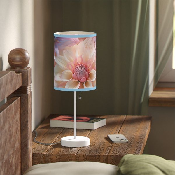 Pastel Fantasy Baroque Floral 01 - Lamp on a Stand, US|CA plug - Image 35