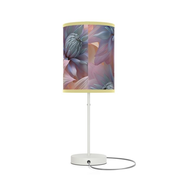 Pastel Fantasy Baroque Floral 01 - Lamp on a Stand, US|CA plug - Image 56