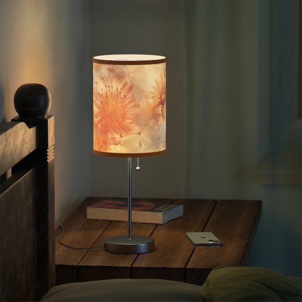 Dandelion Amber Inclusion Print - Lamp on a Stand, US|CA plug - Image 54