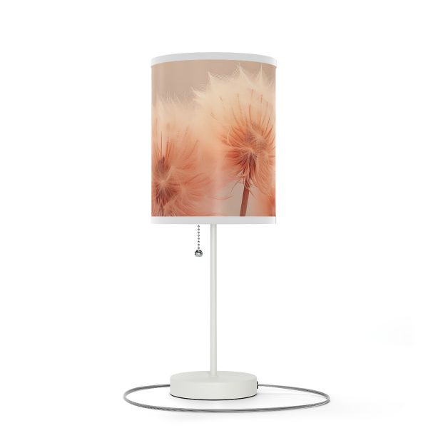 Misty Peach Dandelions - Lamp on a Stand, US|CA plug - Image 94