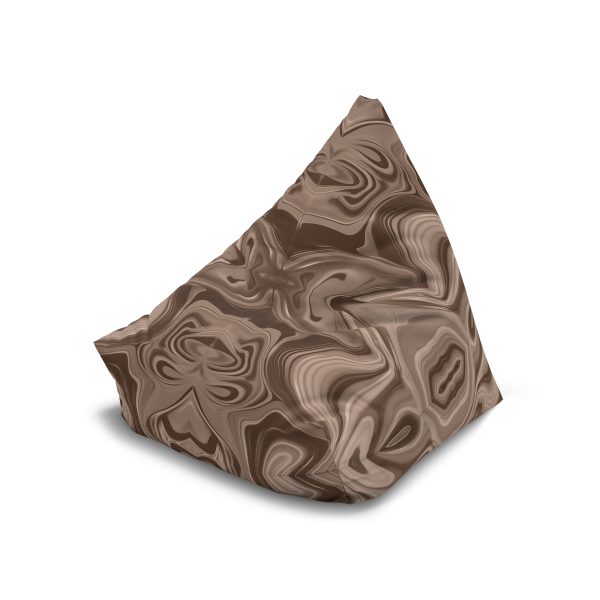 Lipnotic Kaleidoscope Background In Almondine 01 - Bean Bag Chair Cover