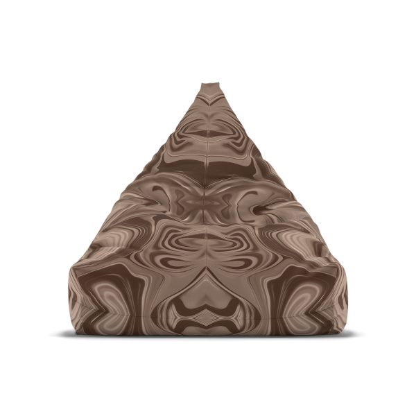 Lipnotic Kaleidoscope Background In Almondine 01 - Bean Bag Chair Cover - Image 2