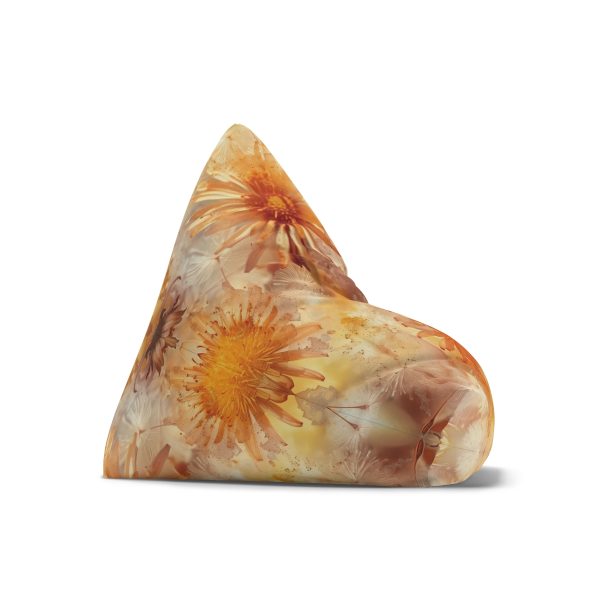 Dandelion Amber Inclusion Print - Bean Bag Chair Cover - Image 4