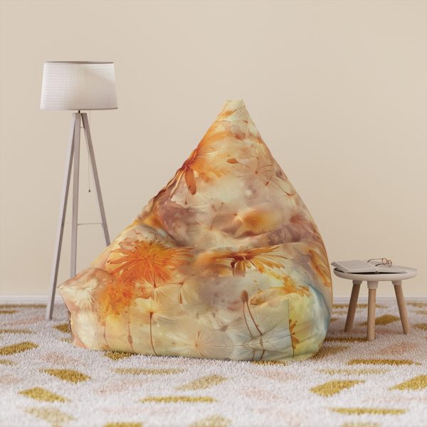 Dandelion Amber Inclusion Print - Bean Bag Chair Cover - Image 6