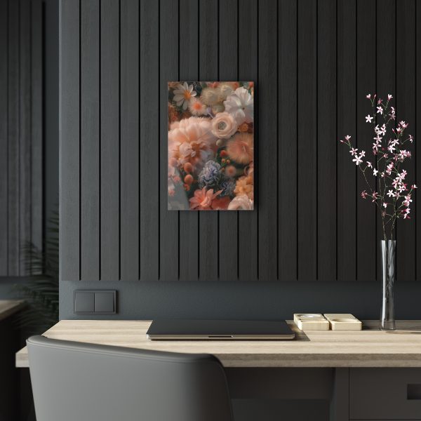 Lustrous Peach Baroque Floral 01 - Acrylic Prints - Image 19