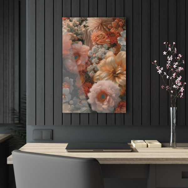 Lustrous Peach Baroque Floral 02 - Acrylic Prints - Image 34