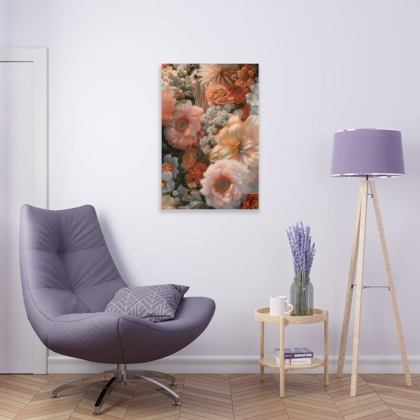 Lustrous Peach Baroque Floral 02 - Acrylic Prints - Image 35