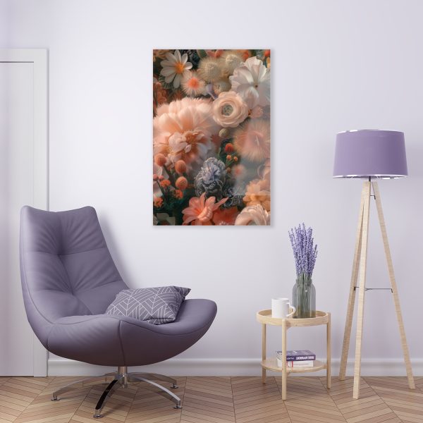 Lustrous Peach Baroque Floral 01 - Acrylic Prints - Image 35