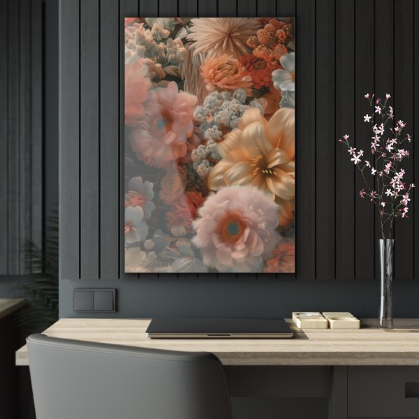 Lustrous Peach Baroque Floral 02 - Acrylic Prints - Image 39