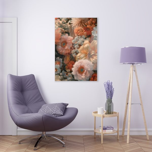 Lustrous Peach Baroque Floral 02 - Acrylic Prints - Image 40