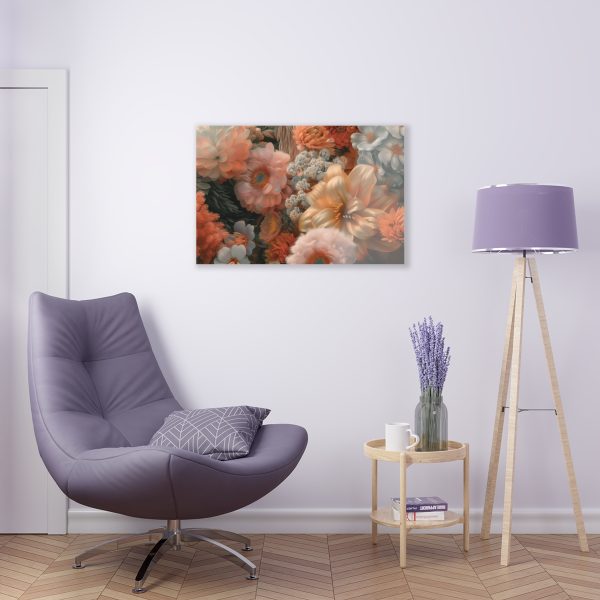 Lustrous Peach Baroque Floral 02 - Acrylic Prints - Image 10