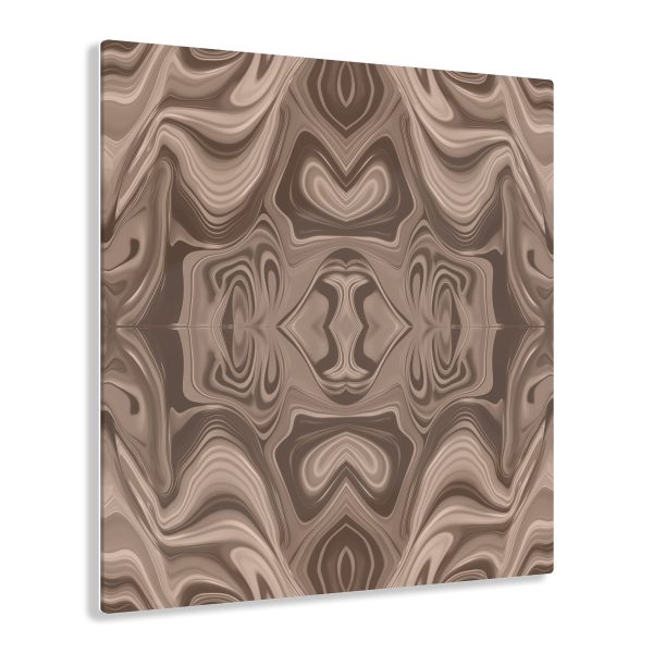 Lipnotic Kaleidoscope Background In Almondine 02 - Acrylic Prints