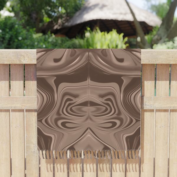 Lipnotic Kaleidoscope Background In Almondine 01 - Boho Beach Cloth - Image 5