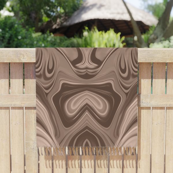 Lipnotic Kaleidoscope Background In Almondine 02 - Boho Beach Cloth - Image 5