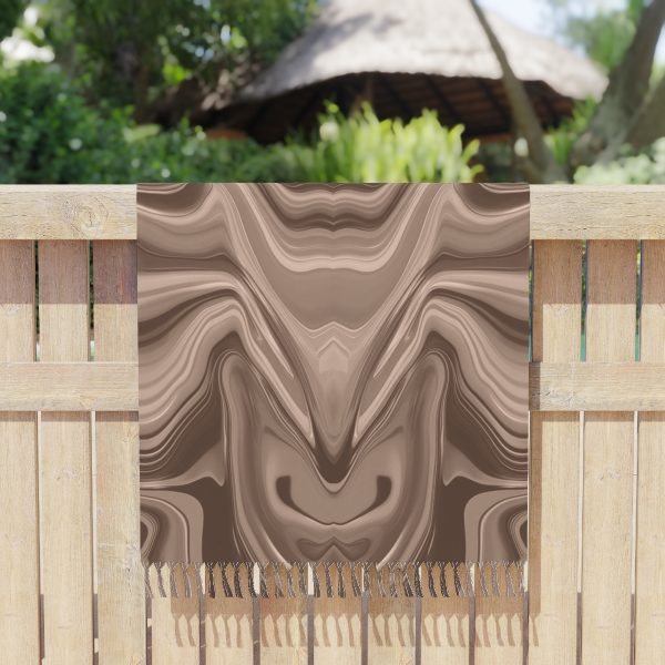 Lipnotic Kaleidoscope Background In Almondine 03 - Boho Beach Cloth - Image 5