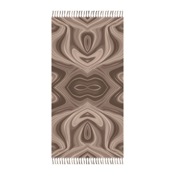 Lipnotic Kaleidoscope Background In Almondine 04 - Boho Beach Cloth