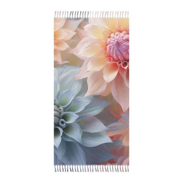 Pastel Fantasy Baroque Floral 02 - Boho Beach Cloth