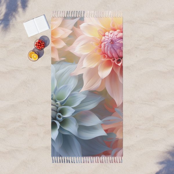 Pastel Fantasy Baroque Floral 02 - Boho Beach Cloth - Image 3