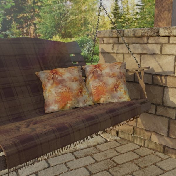 Dandelion Amber Inclusion Print - Outdoor Pillows - Image 8