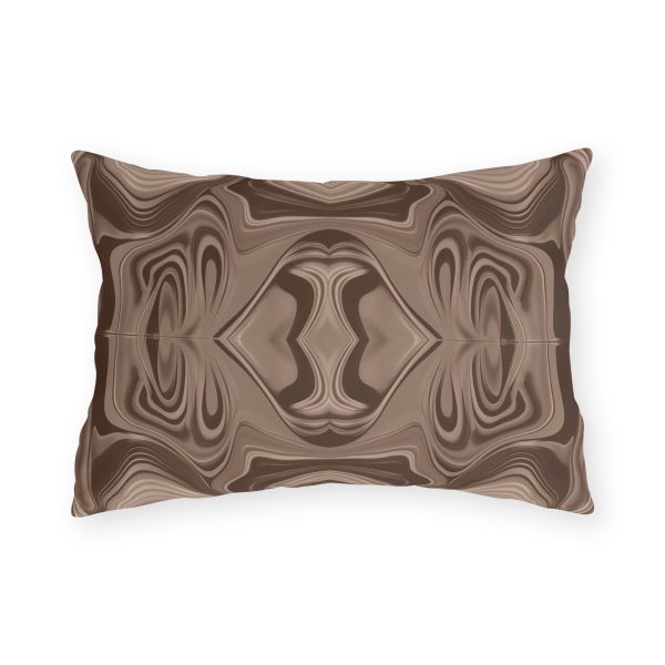 Lipnotic Kaleidoscope Background In Almondine 02 - Outdoor Pillows - Image 9