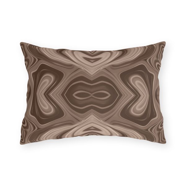 Lipnotic Kaleidoscope Background In Almondine 04 - Outdoor Pillows - Image 9