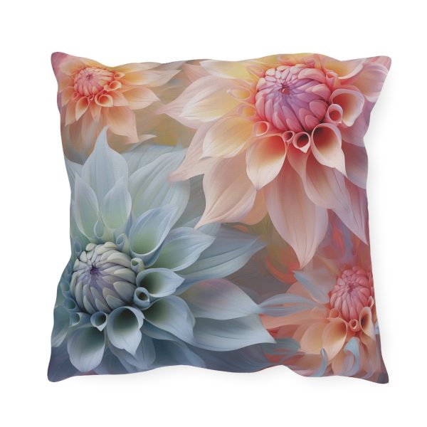 Pastel Fantasy Baroque Floral 02 - Outdoor Pillows - Image 14