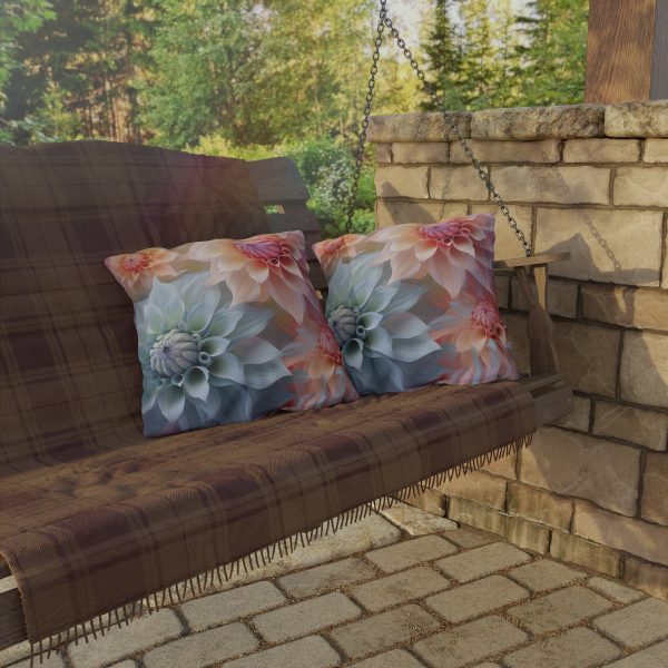 Pastel Fantasy Baroque Floral 02 - Outdoor Pillows - Image 16