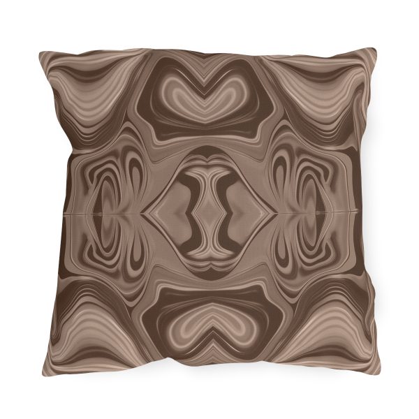 Lipnotic Kaleidoscope Background In Almondine 02 - Outdoor Pillows - Image 13