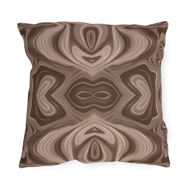 Lipnotic Kaleidoscope Background In Almondine 04 - Outdoor Pillows - Image 13