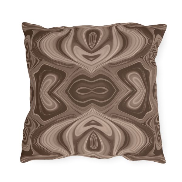 Lipnotic Kaleidoscope Background In Almondine 04 - Outdoor Pillows - Image 14