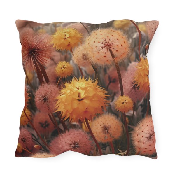 Autumn Dandelion Dream - Outdoor Pillows - Image 2