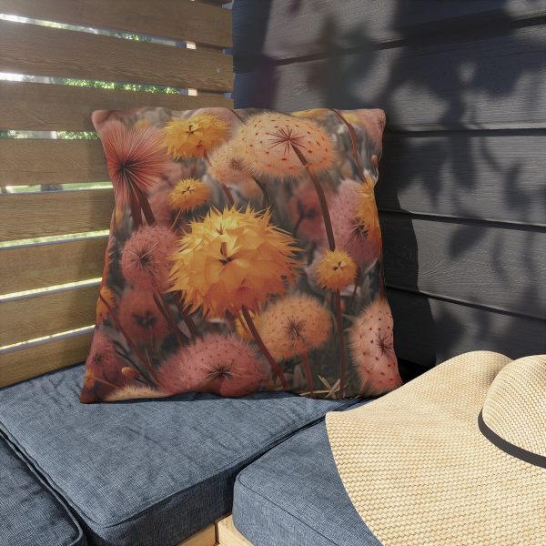 Autumn Dandelion Dream - Outdoor Pillows - Image 3