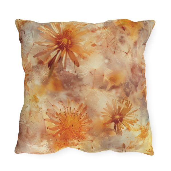 Dandelion Amber Inclusion Print - Outdoor Pillows - Image 2