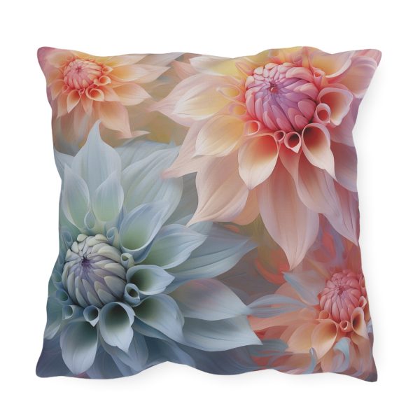 Pastel Fantasy Baroque Floral 02 - Outdoor Pillows - Image 2