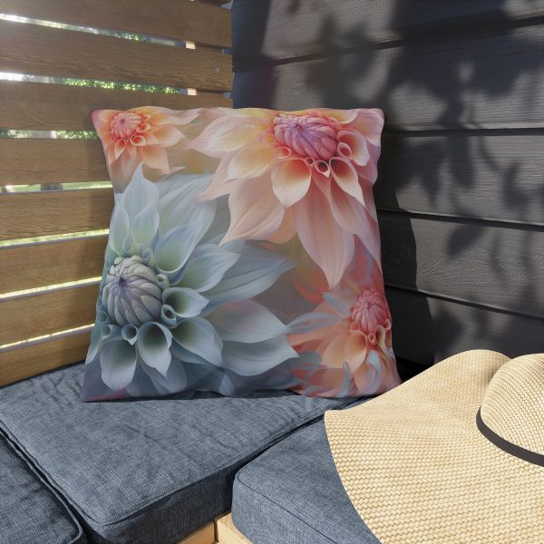 Pastel Fantasy Baroque Floral 02 - Outdoor Pillows - Image 3